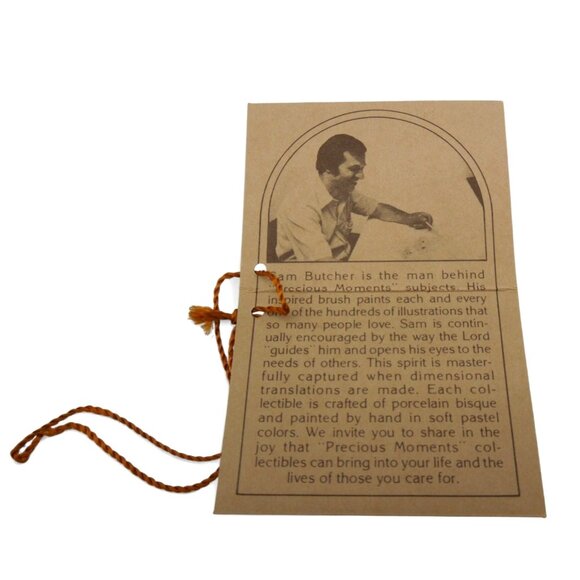 Precious Moments THIMBLE SET Purr-fect Grandma & Mother Sew Dear 80s Vintage - Picture 8 of 12